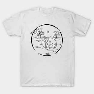 Elephant in Africa T-Shirt